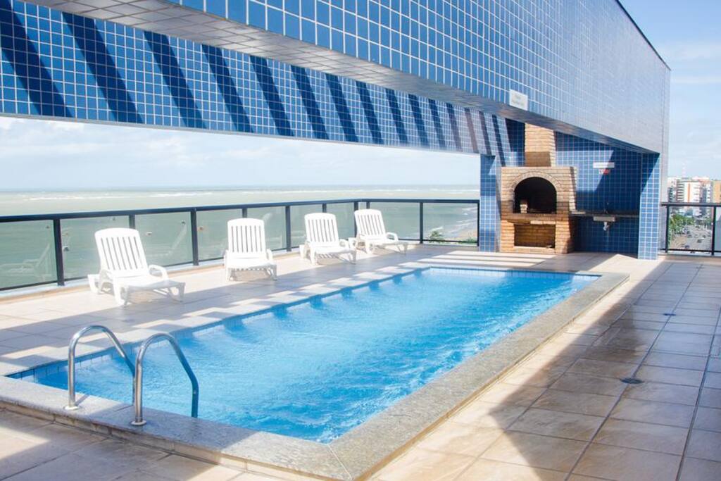 Piscina - área de lazer na cobertura