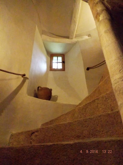 La tourelle d'escalier