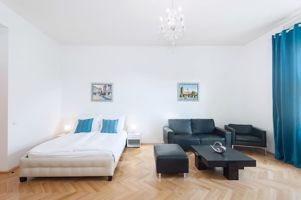 Bedroom and Living room