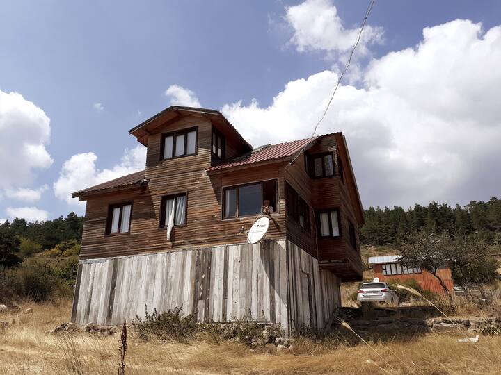 seben golu karsisinda dogayla icice yayla evi korucuk sehrinde kiralik minik evler bolu turkiye