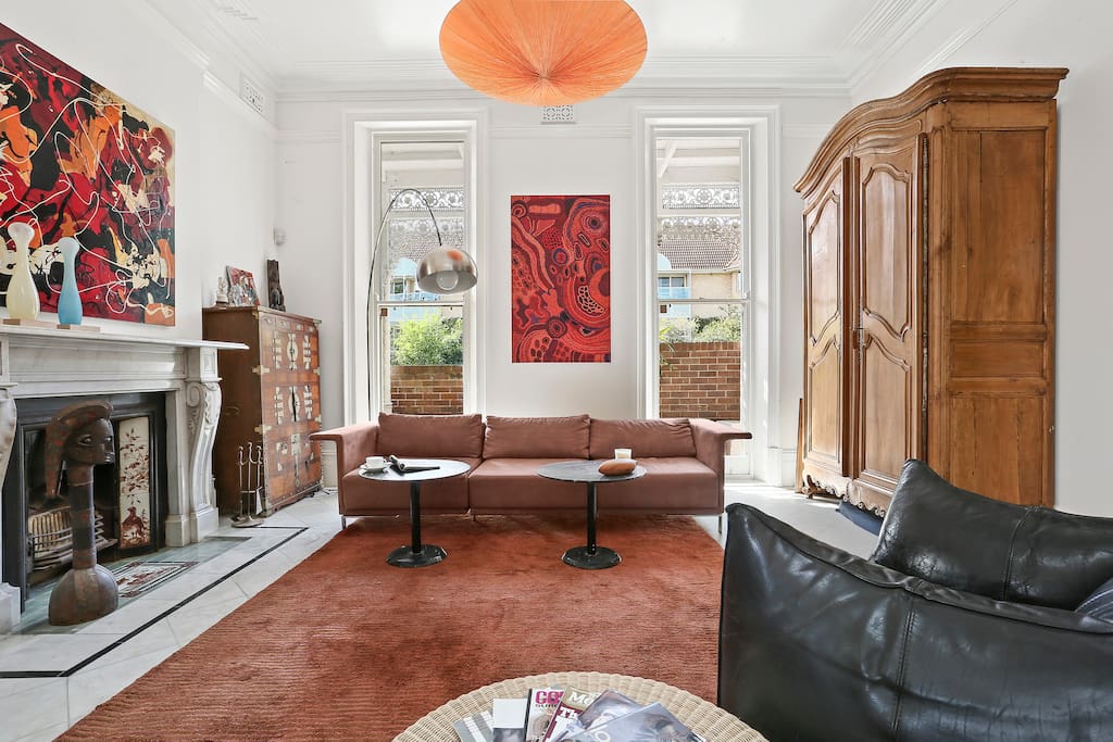Beautifully appointed living room