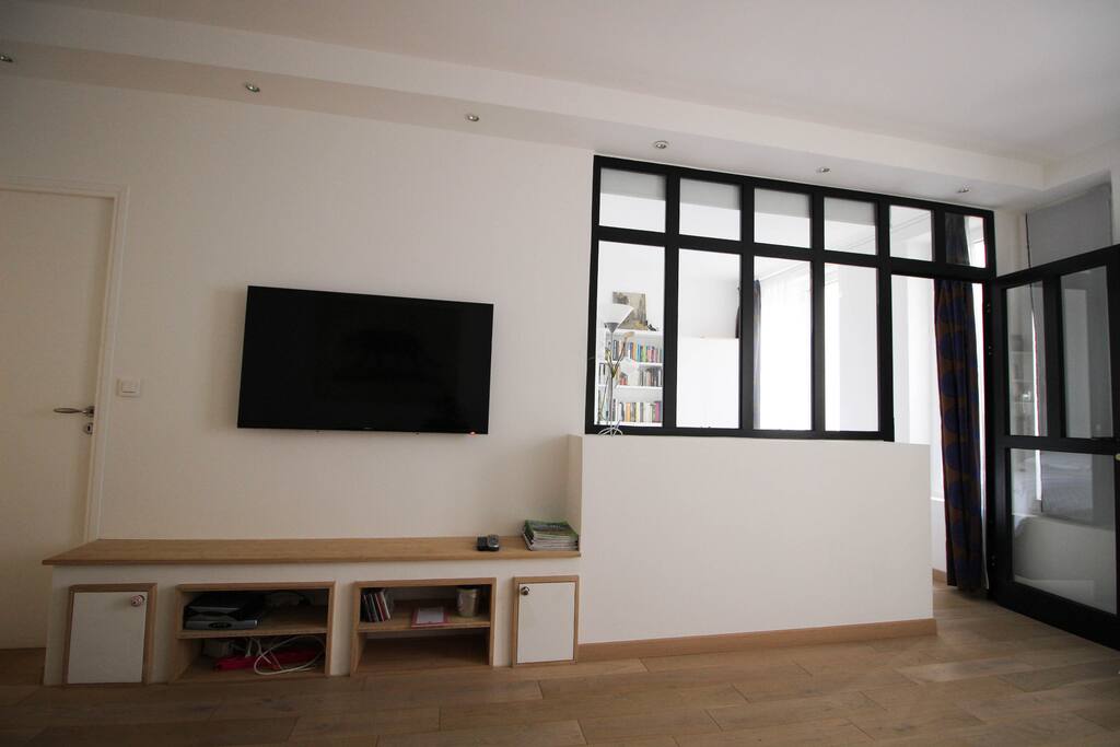 Nice living room with TV