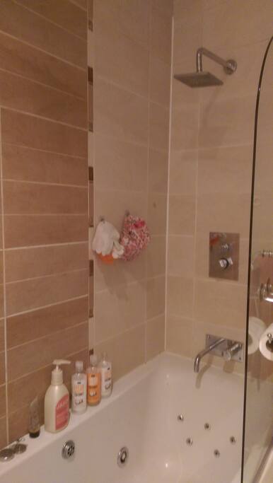 Power shower over the bath