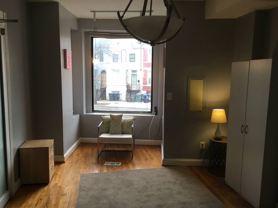 First floor window view