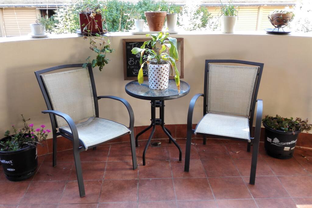 Our lovely common space (balcony)