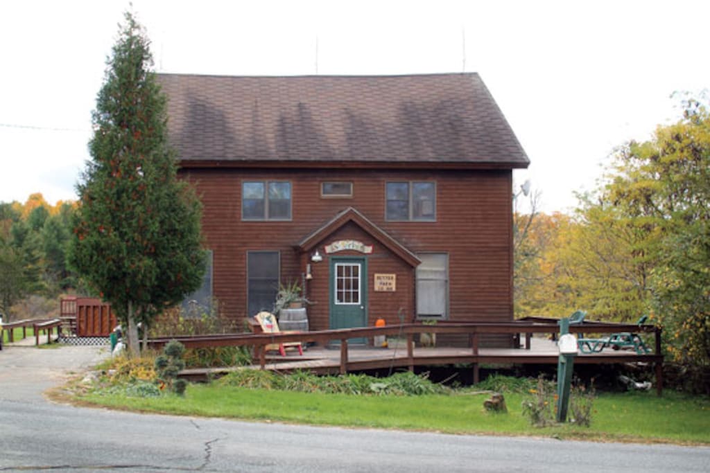 Main Farmhouse. Loft is located off laundry room on first floor.