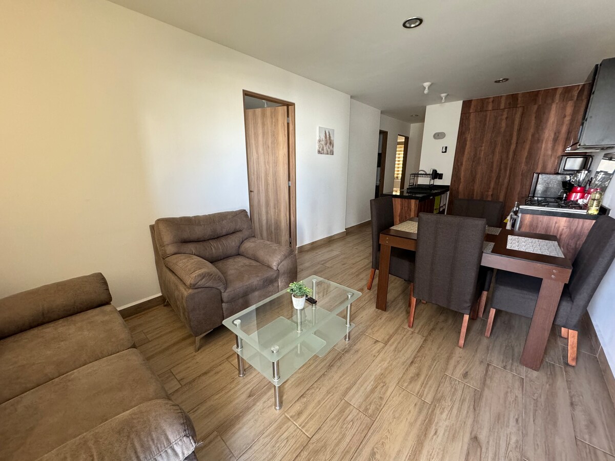 Anuncio de Airbnb popular: Beautiful Apartment en Zibatá [Fraccionamiento]