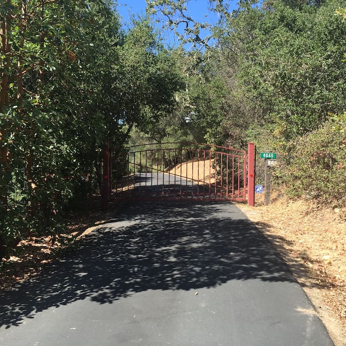 Private, gated entry