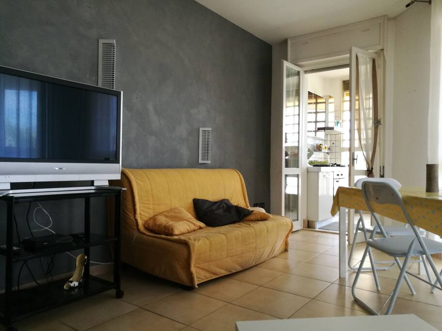 Soggiorno con divani letto