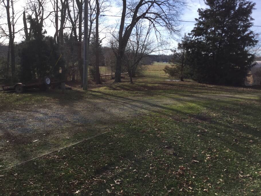 Driveway into the property