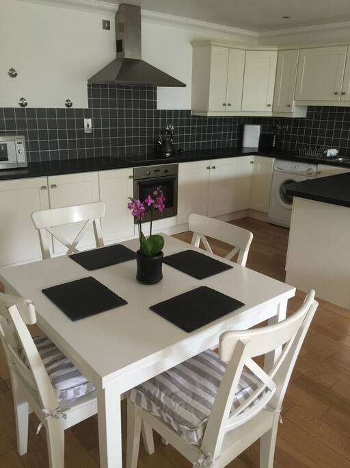 Eating area as part of the open plan living