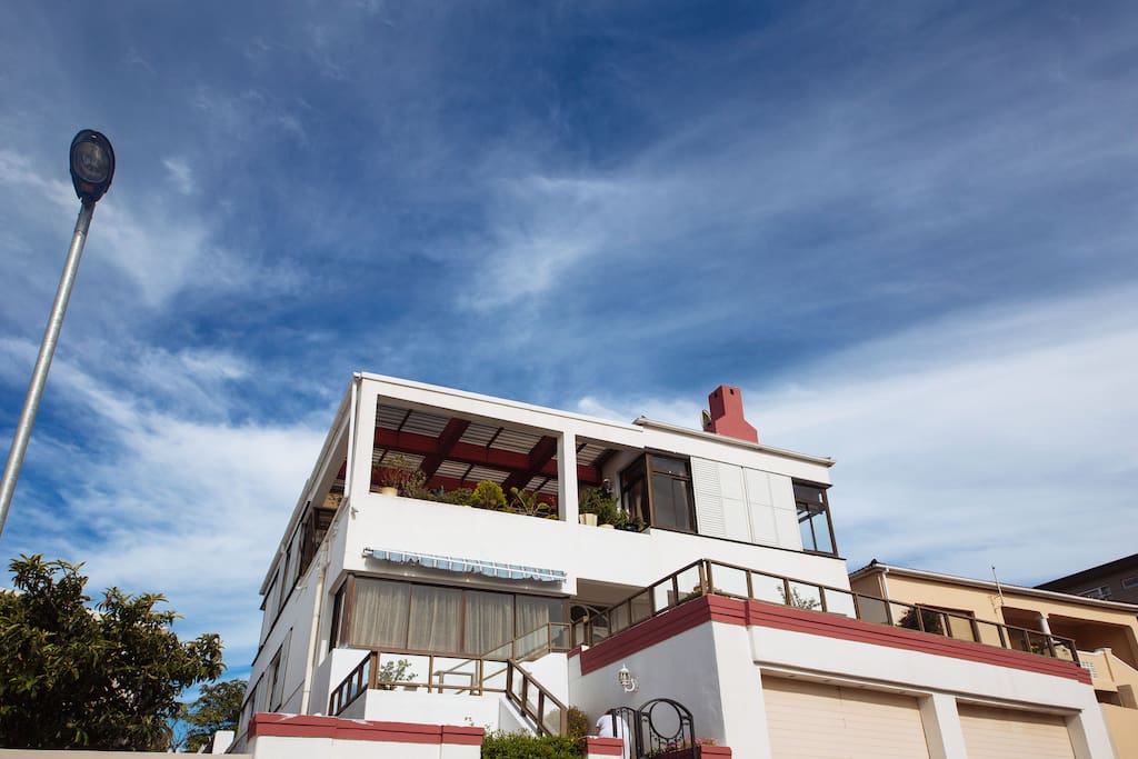 The front of the house