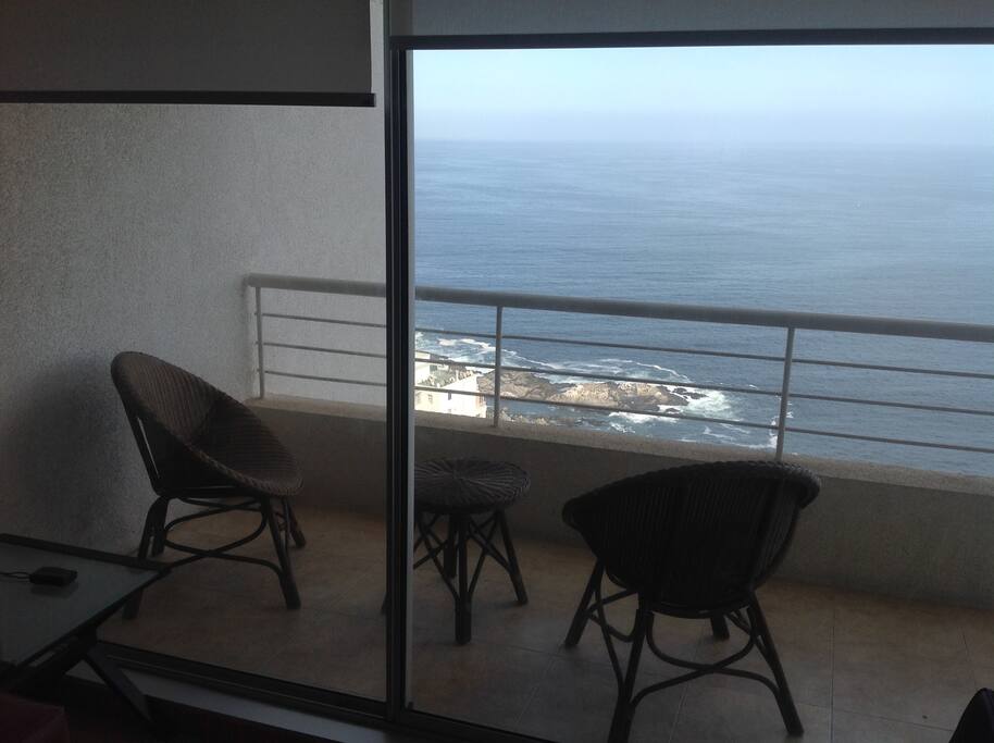 Terraza con maravillosa vista