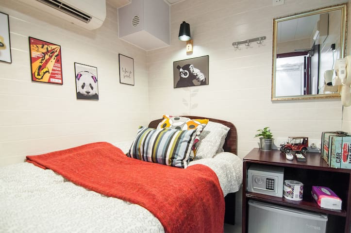 new 2 Cozy - 尖沙咀地鐵站舒適單人獨立浴室房