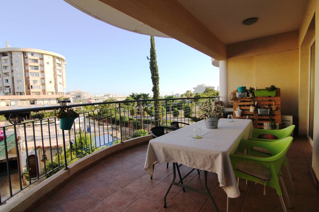 Large balcony - view