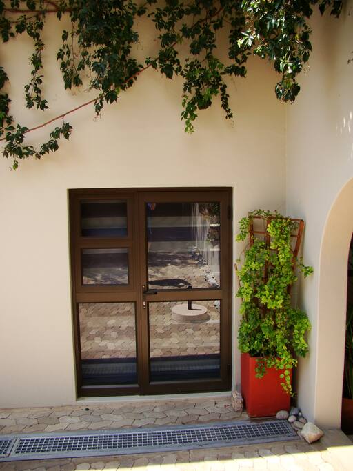 The entrance to the flat.