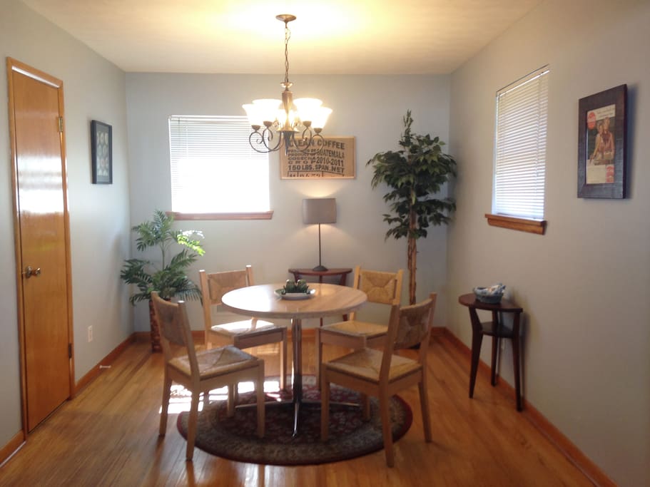 Dining- open to the spacious kitchen