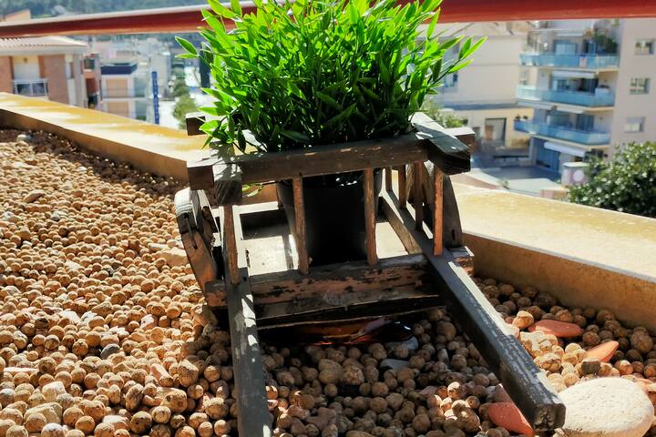 Géminis apartament, 5 min playa, parking gratis