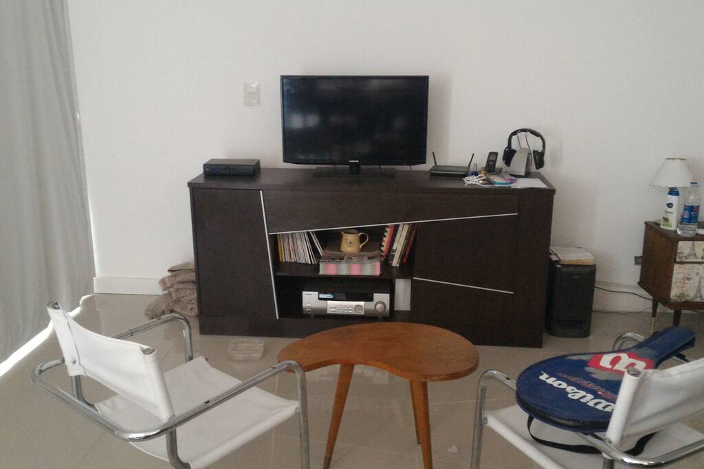 Televisor con TV satelital