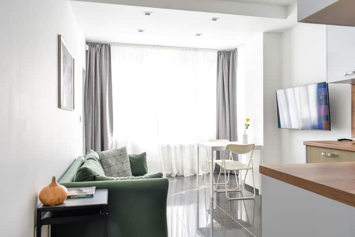 Modern Remote Working Flat: Smarttv & Free Parking - Sofía