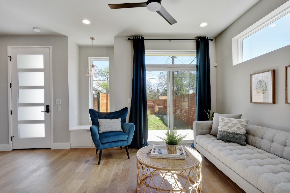 Bright + Stylish Oasis | East ATX, Near Downtown