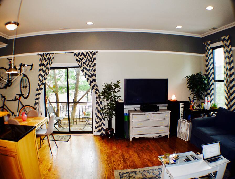 Hallway View of Family Room