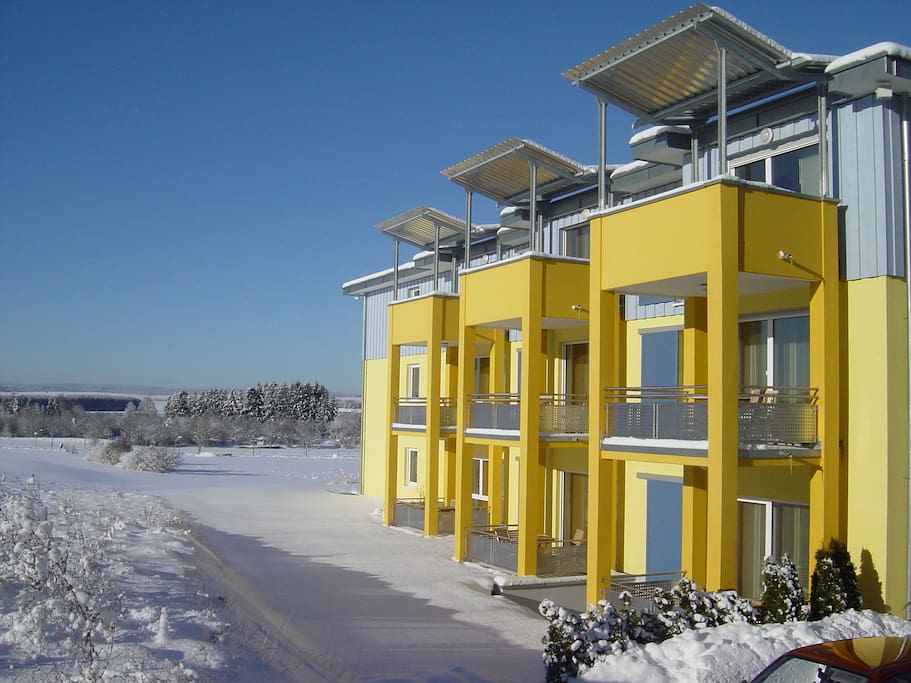Winteransicht SportCHALET