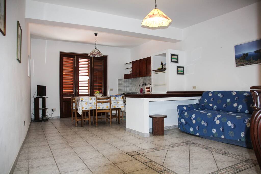 Soggiorno con cucina