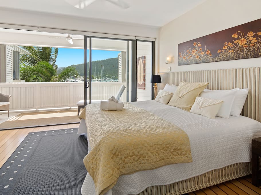 Absolutely feel spoilt, This Bedroom is fit for a King and Queen, comfy King sized bed, the room itself is generous in size, all the comforts, incredible views just outside your room. There is a T.V to enjoy in bed, and a stunning en-suite to enjoy.