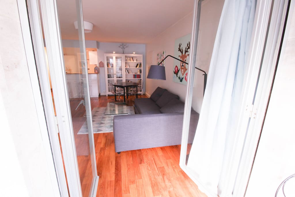 Airy apartment.
