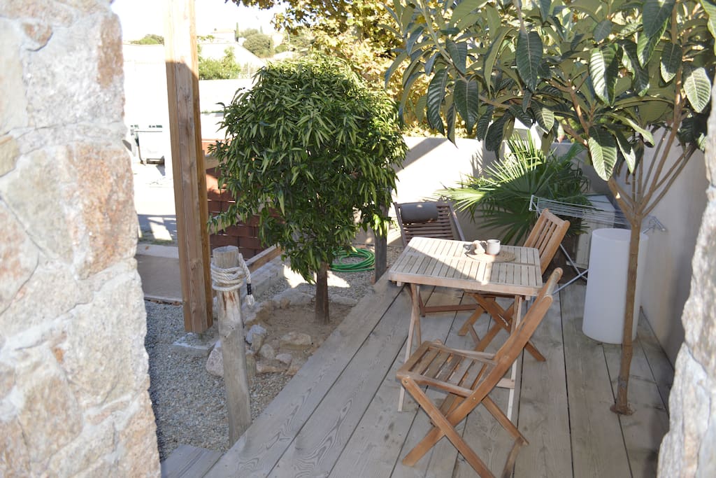 Terrasse privée du Legnu