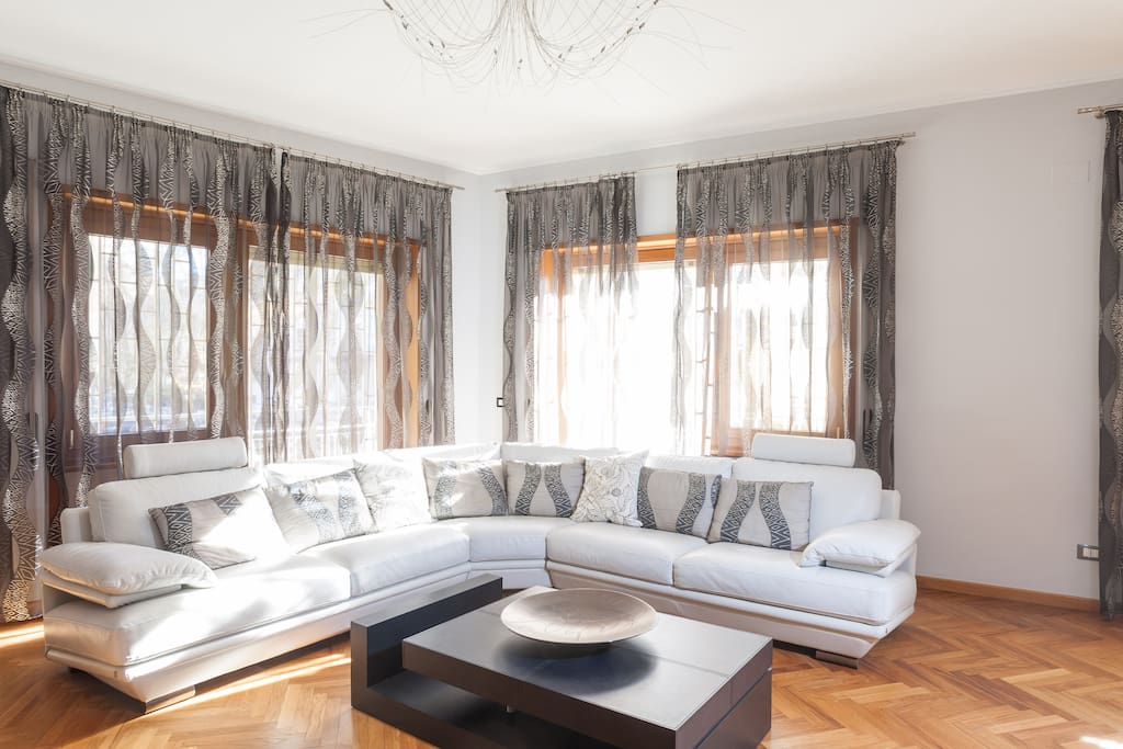 The Living room - The large sofa