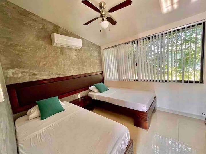 2 سرير فردي في كل غرفة نوم، يمكن تحويلها إلى سرير بمقاس كبير، يطل على الحديقة، بالابا، لاغونا