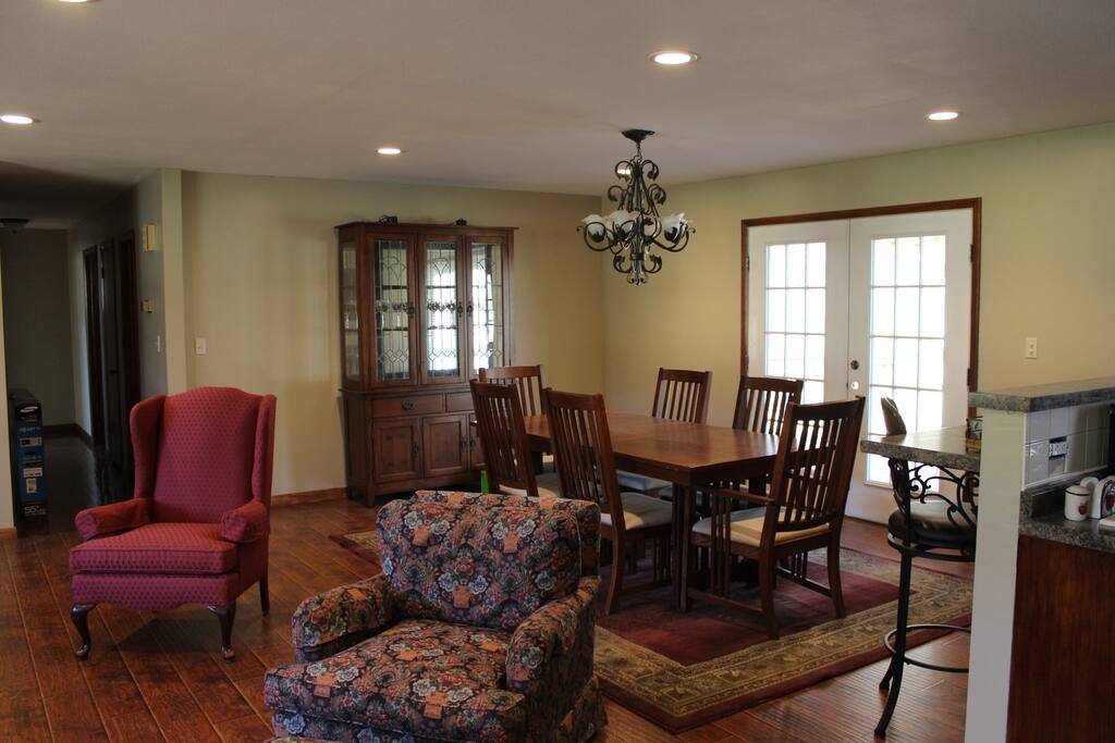Living Room large dining area