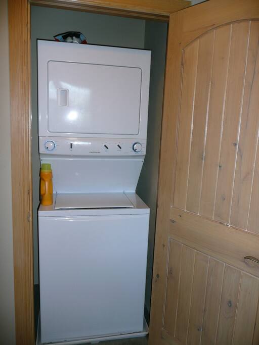 Shared laundry on the second floor.