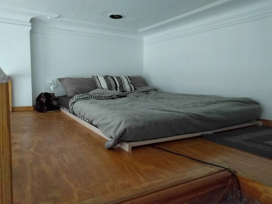 Lofted bed