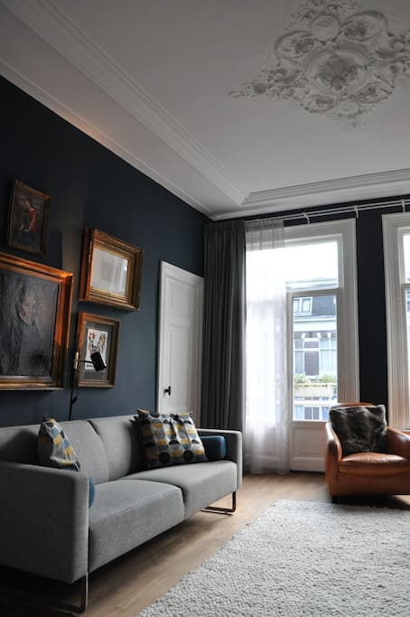 living room with access to the balcony to enjoy a drink or dinner for 2