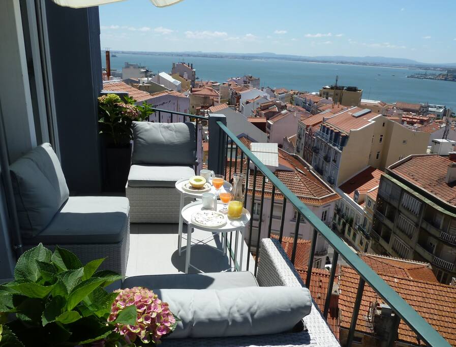 Breakfast with a view