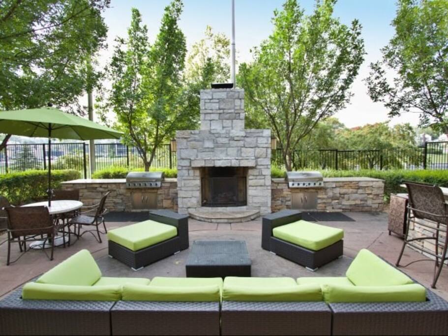 Grilling area