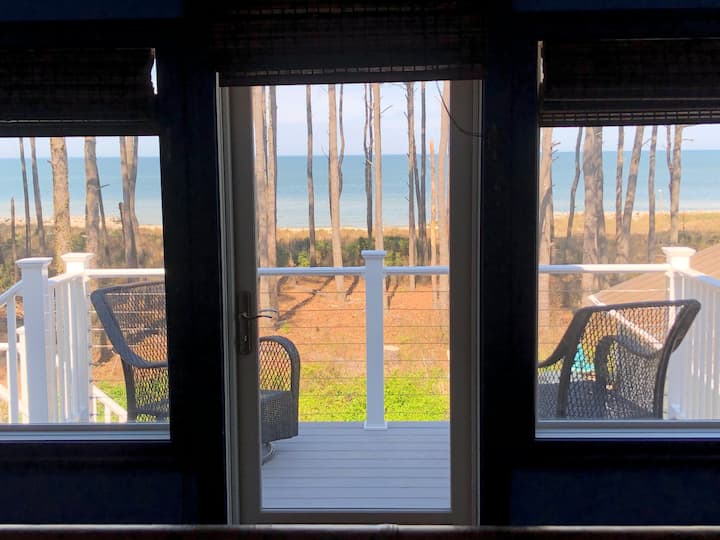 view from apt.(extra room above the garage)