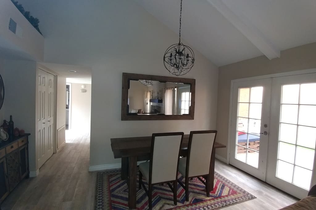 Living/Dining Room over-looking the Patio