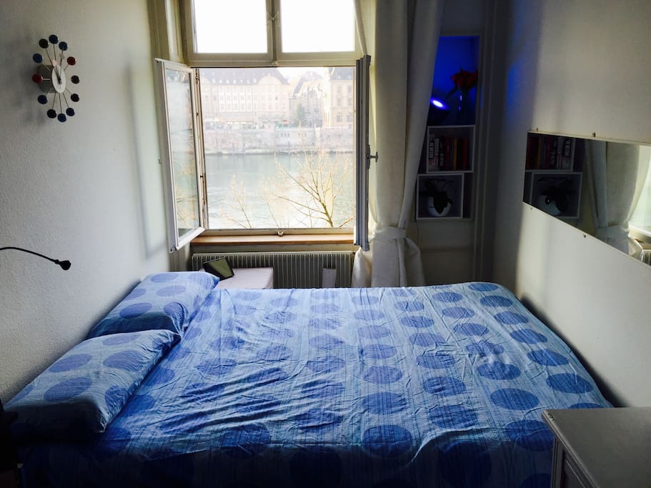Bedroom over the river