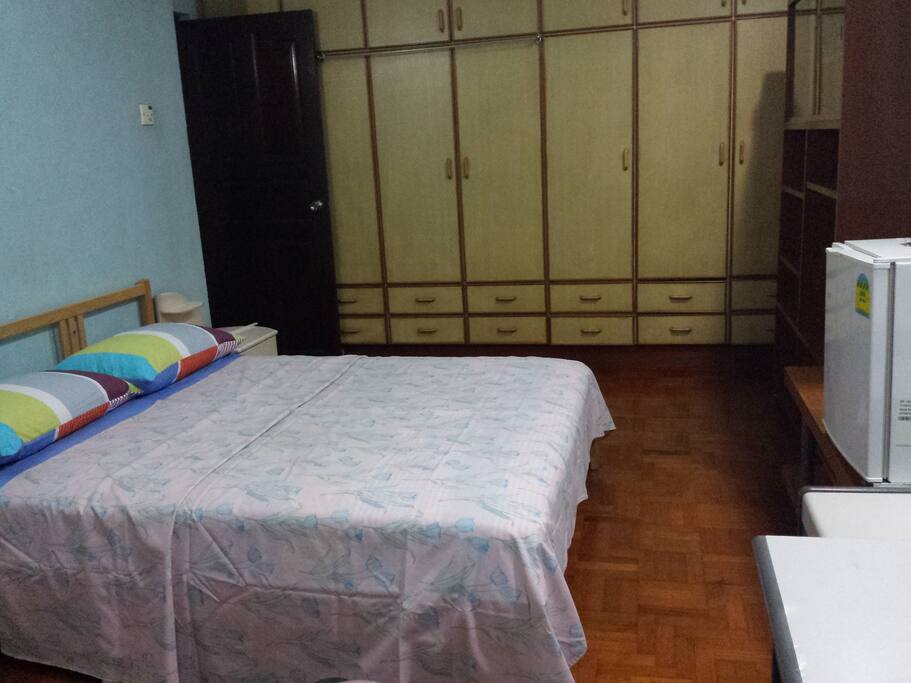 The Room showing the closet