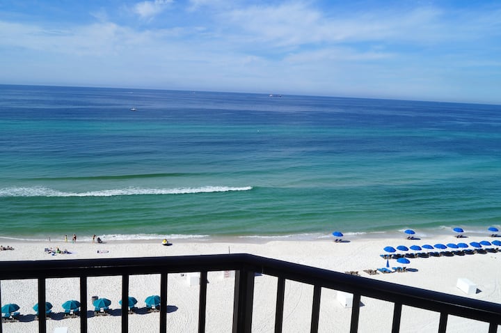Sunsets On The Gulf! Beachfront Balcony; Seasonal Beach Svc Included - Panama City Beach, FL