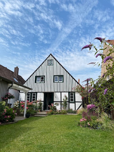 Old town house near the beach
