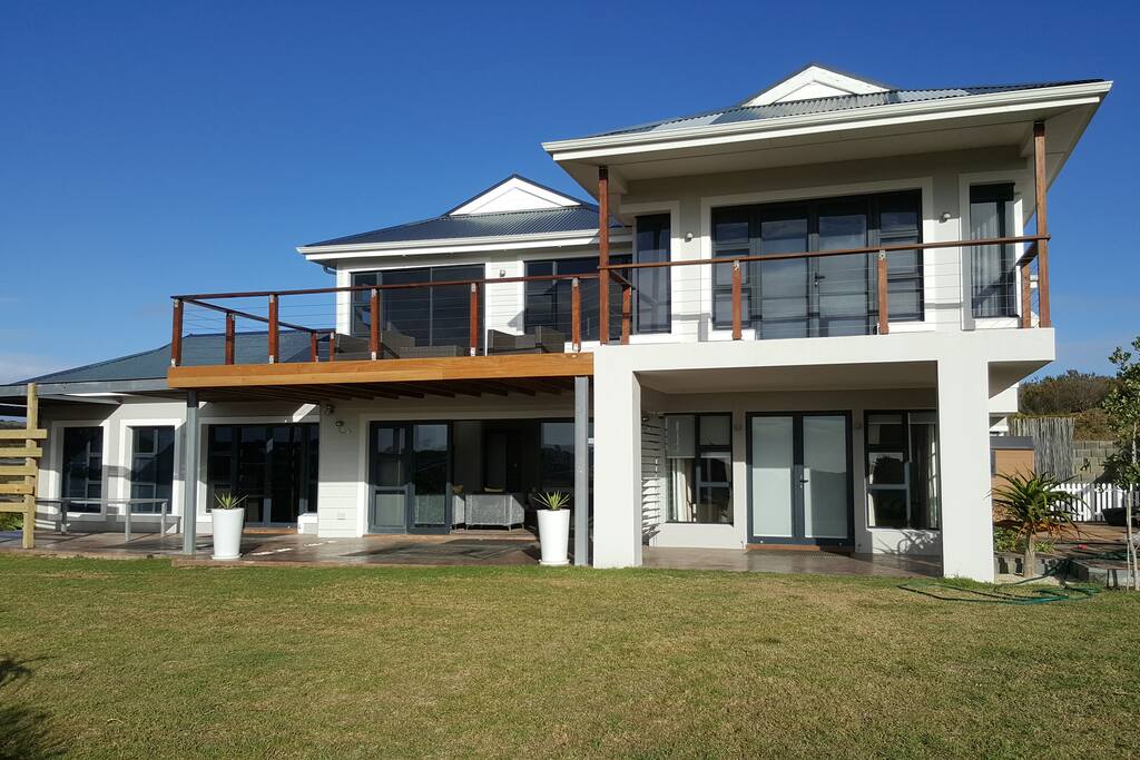 Rear side of property