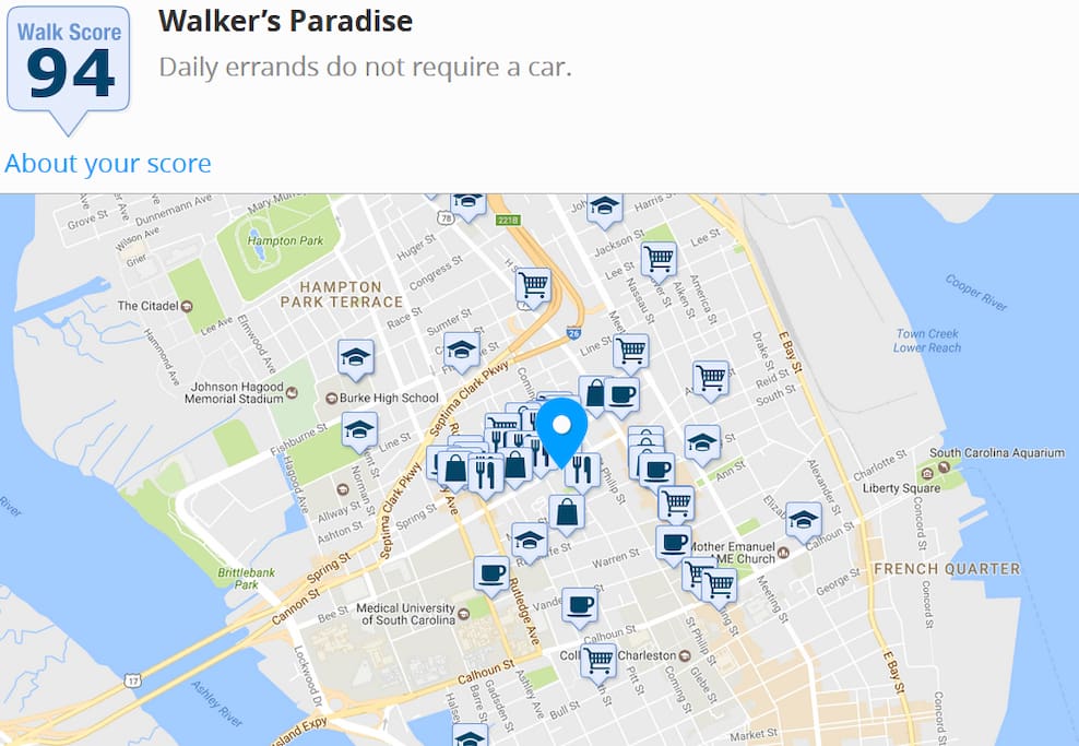 Walk-score of 94!
