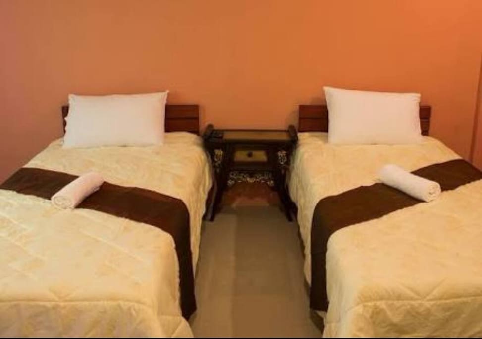 The Bedroom - Twin Beds