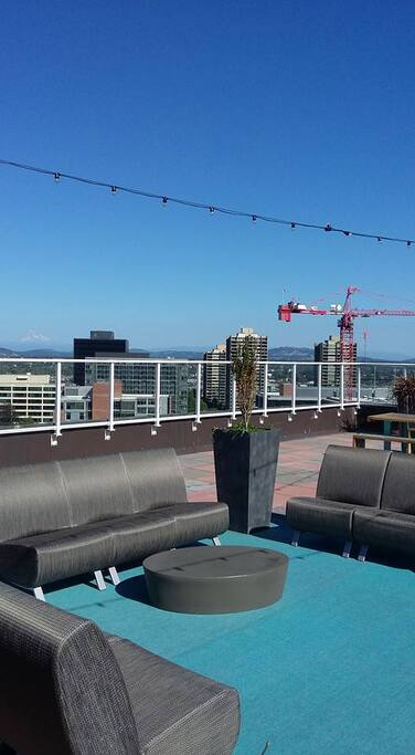 Rooftop lounge