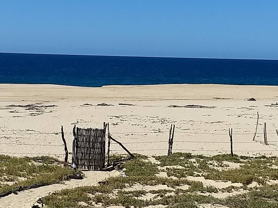 Private access to the beach. Relaxation starts now